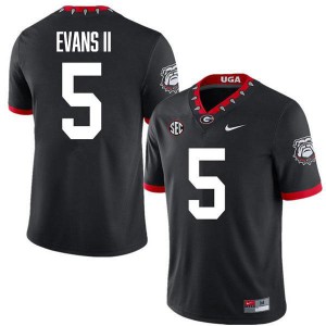 Anthony Evans III Georgia Bulldogs #5 Men 2024-25 Jersey - 100th Anniversary Black