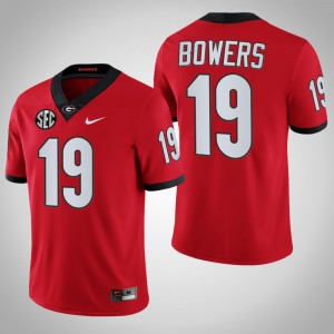 Brock Bowers Georgia Bulldogs #19 Jersey - Red