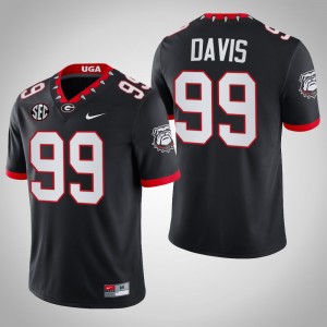 Jordan Davis Georgia Bulldogs #99 Mascot 100th Anniversary Jersey Jersey - Black