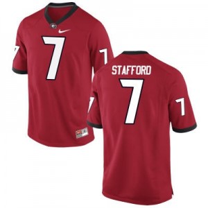 Matthew Stafford Georgia Bulldogs #7 NCAA Jersey - Red