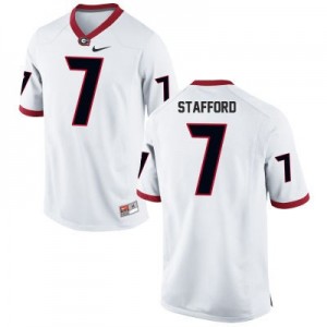 Matthew Stafford Georgia Bulldogs #7 NCAA Jersey - White