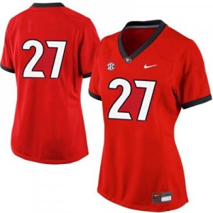 Matthew Stafford Georgia Bulldogs 2008 TEAM ISSUED Nike stitched red game  jersey