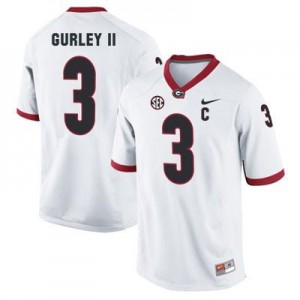 Todd Gurley Georgia Bulldogs #3 NCAA Jersey - White