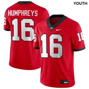 London Humphreys Georgia Bulldogs #16 Youth NCAA Jersey - Red