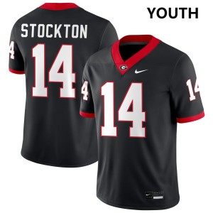 Gunner Stockton Georgia Bulldogs #14 Men Limited Jerseys - Black