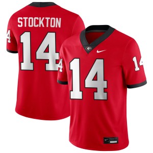 Gunner Stockton Georgia Bulldogs #14 Men High School Jersey - Red