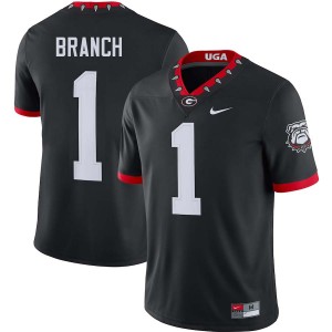 Zachariah Branch Georgia Bulldogs #1 Men Official Jersey - 100th Anniversary Black