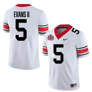 Anthony Evans III Georgia Bulldogs #5 Men High School Jersey - 40th Anniversary White
