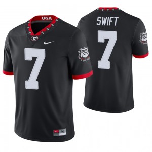 D'Andre Swift Georgia Bulldogs Unsigned Red Jersey 2018 SEC