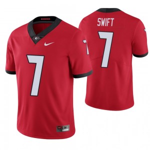 D'Andre Swift Georgia Bulldogs #7 Jersey - Red