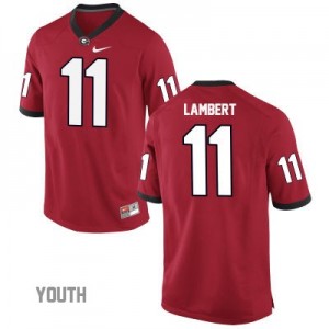 Greyson Lambert Georgia Bulldogs #11 NCAA Jersey - Red - Youth