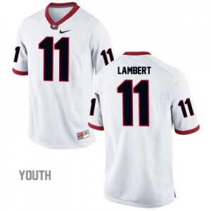 Greyson Lambert Georgia Bulldogs #11 NCAA Jersey - White - Youth