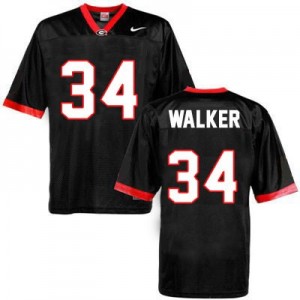 Herschel Walker Georgia Bulldogs #34 NCAA Jersey - Black