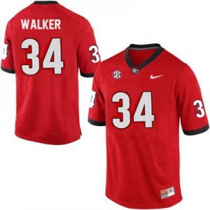 Herschel Walker Georgia Bulldogs #34 NCAA Jersey - Red