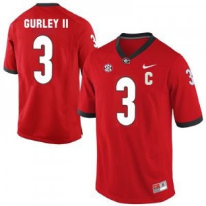 Todd Gurley Georgia Bulldogs #3 NCAA Jersey - Red