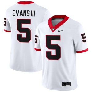 Anthony Evans III Georgia Bulldogs #5 Men Embroidery Jersey - White