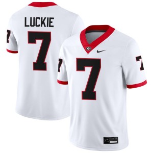 Lawson Luckie Georgia Bulldogs #7 Men Alumni Jerseys - White