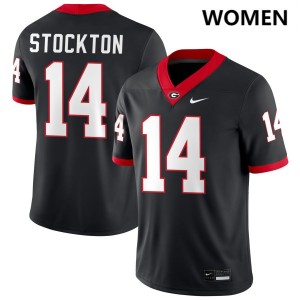 Gunner Stockton Georgia Bulldogs #14 Men University Jersey - Black