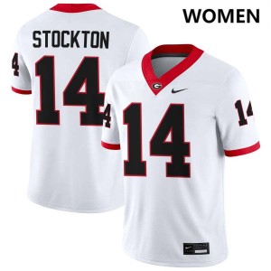 Gunner Stockton Georgia Bulldogs #14 Men Limited Jersey - White