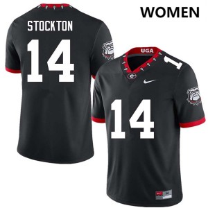 Gunner Stockton Georgia Bulldogs #14 Men High School Jersey - 100th Anniversary Black