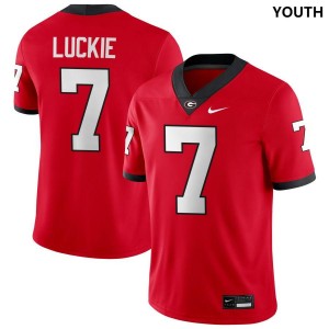 Lawson Luckie Georgia Bulldogs #7 Youth Limited Jerseys - Red