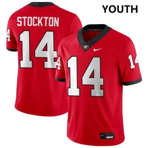 Gunner Stockton Georgia Bulldogs #14 Men Stitched Jerseys - Red