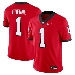 Trevor Etienne Georgia Bulldogs #1 Men Stitched Jersey - Red
