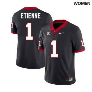Trevor Etienne Georgia Bulldogs #1 Women 2024-25 Jersey - Black