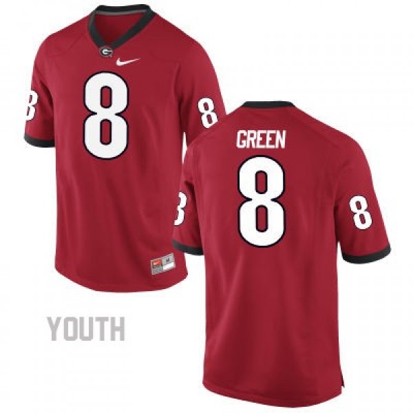 A.J. Green Georgia Bulldogs #8 NCAA Jersey - Red - Youth