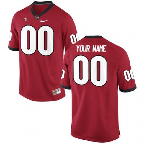 Nike georgia bulldogs custom football sale jersey