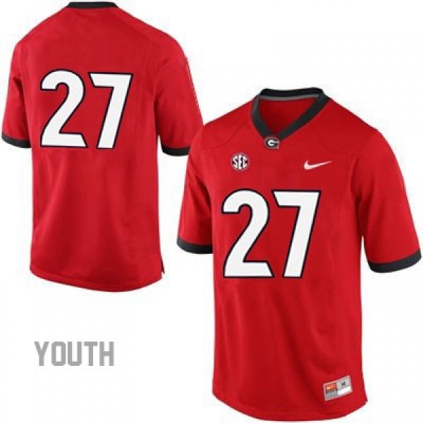 Nick Chubb Georgia Bulldogs 27 No Name Ncaa Jersey Youth